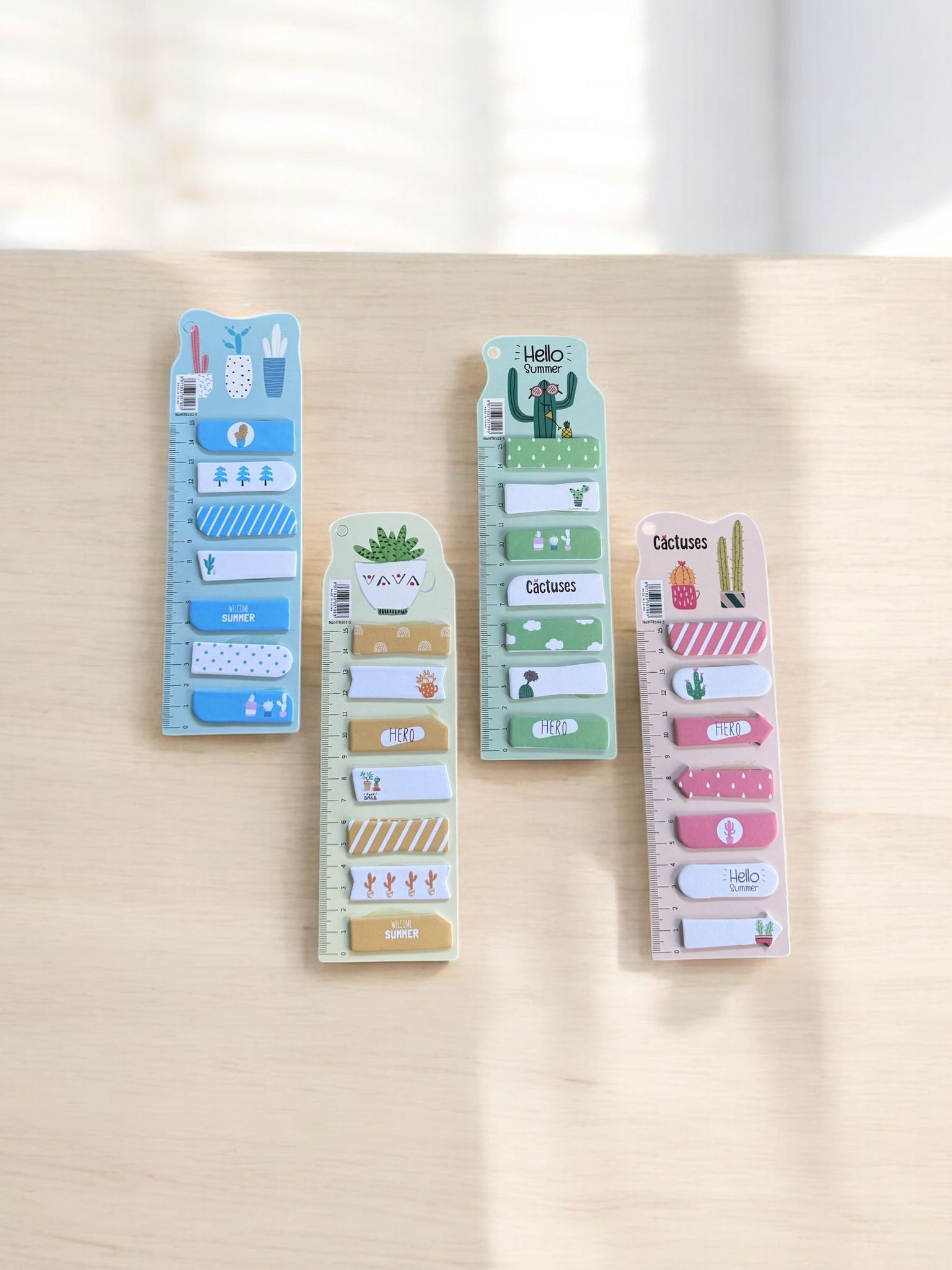 4'lü Post It Kaktüs Koleksiyonu