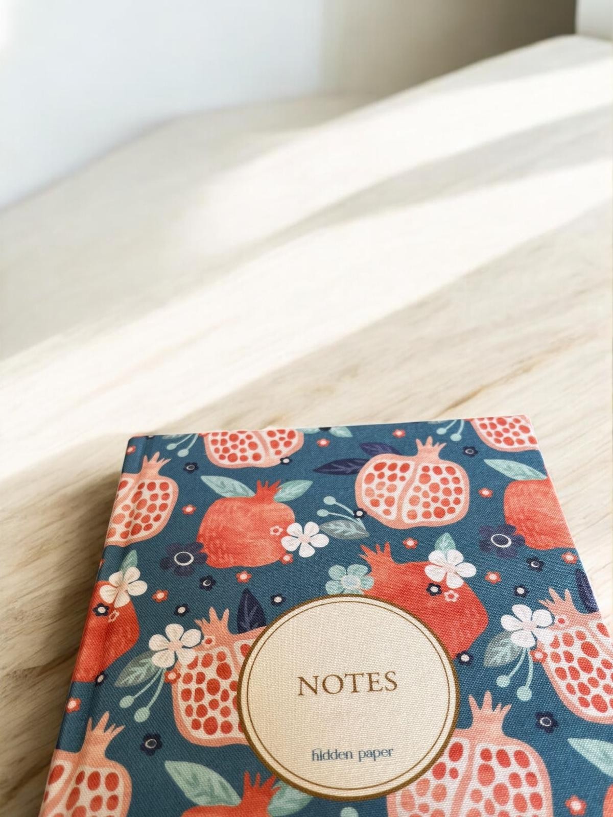 Nar Taneleri Defter (Özel Kumaş Kapak)