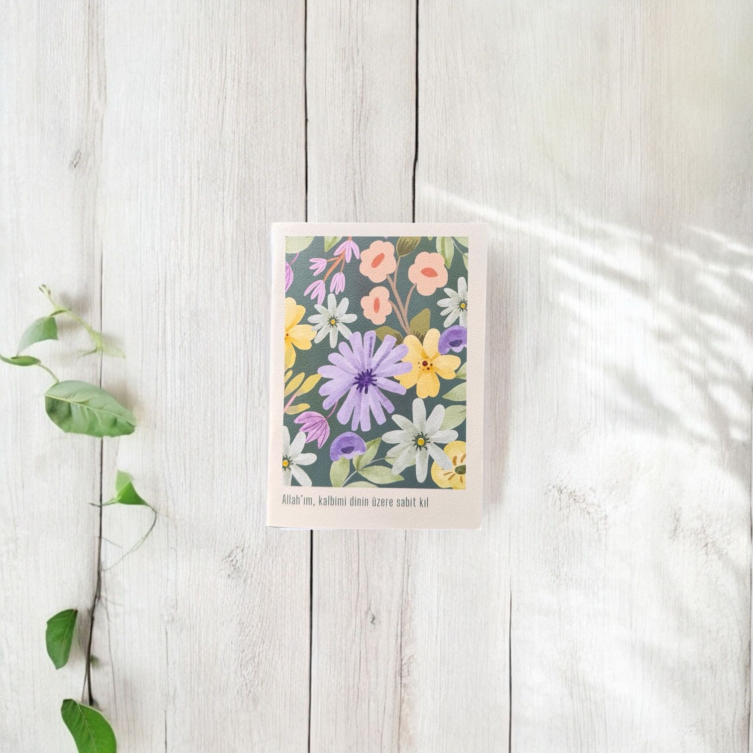 Allah'ım Kalbimi Dinin Üzerine Sabit Kıl Mini Defter