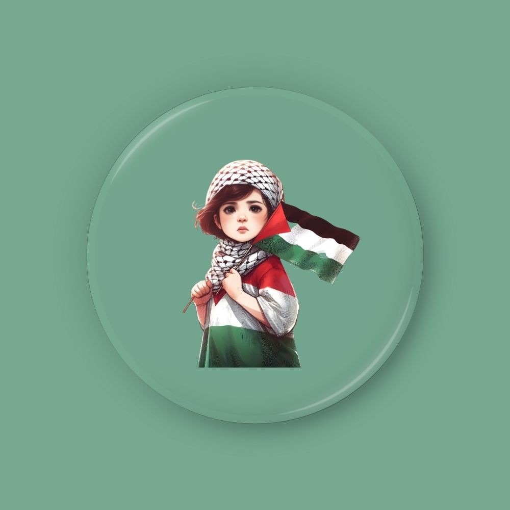Aksa Muhafızı Kız Filistin Rozeti