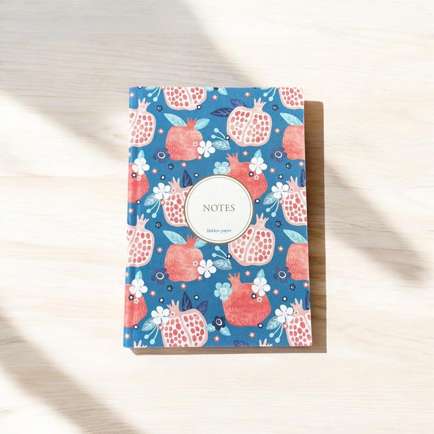 Nar Taneleri Defter (Özel Kumaş Kapak)