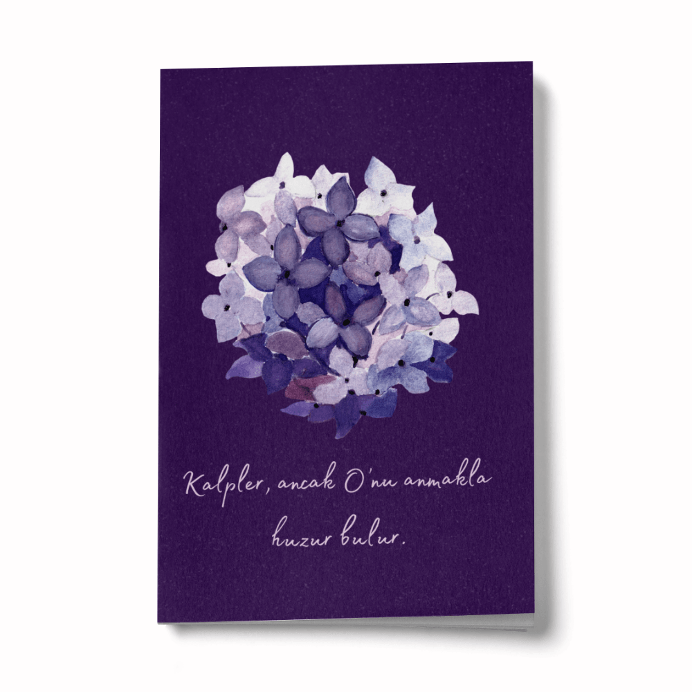 Kalpler Ancak Onu Anmakla Huzur Bulur Mini Defter