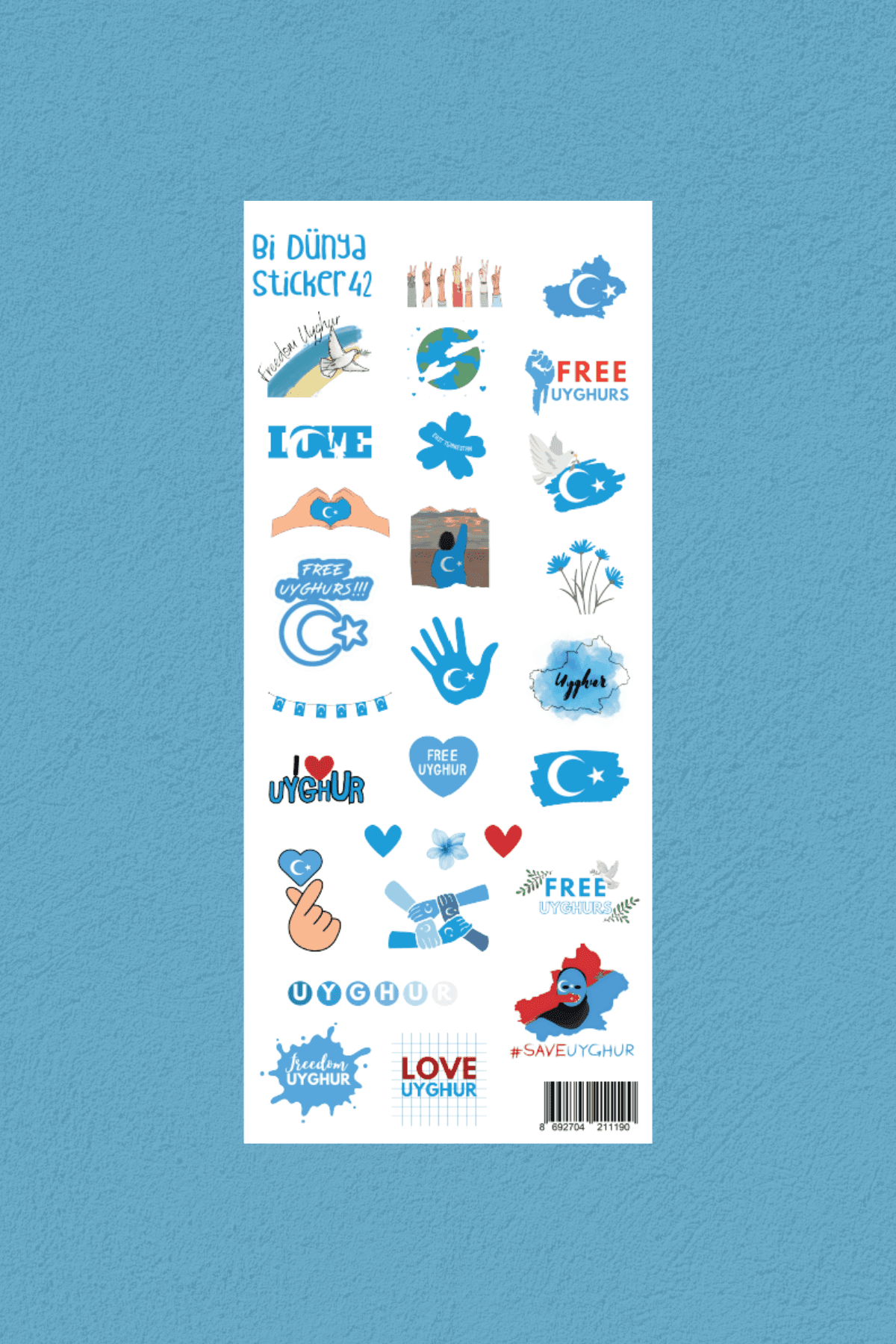 Ümmet Coğrafyası 2'li Sticker Set
