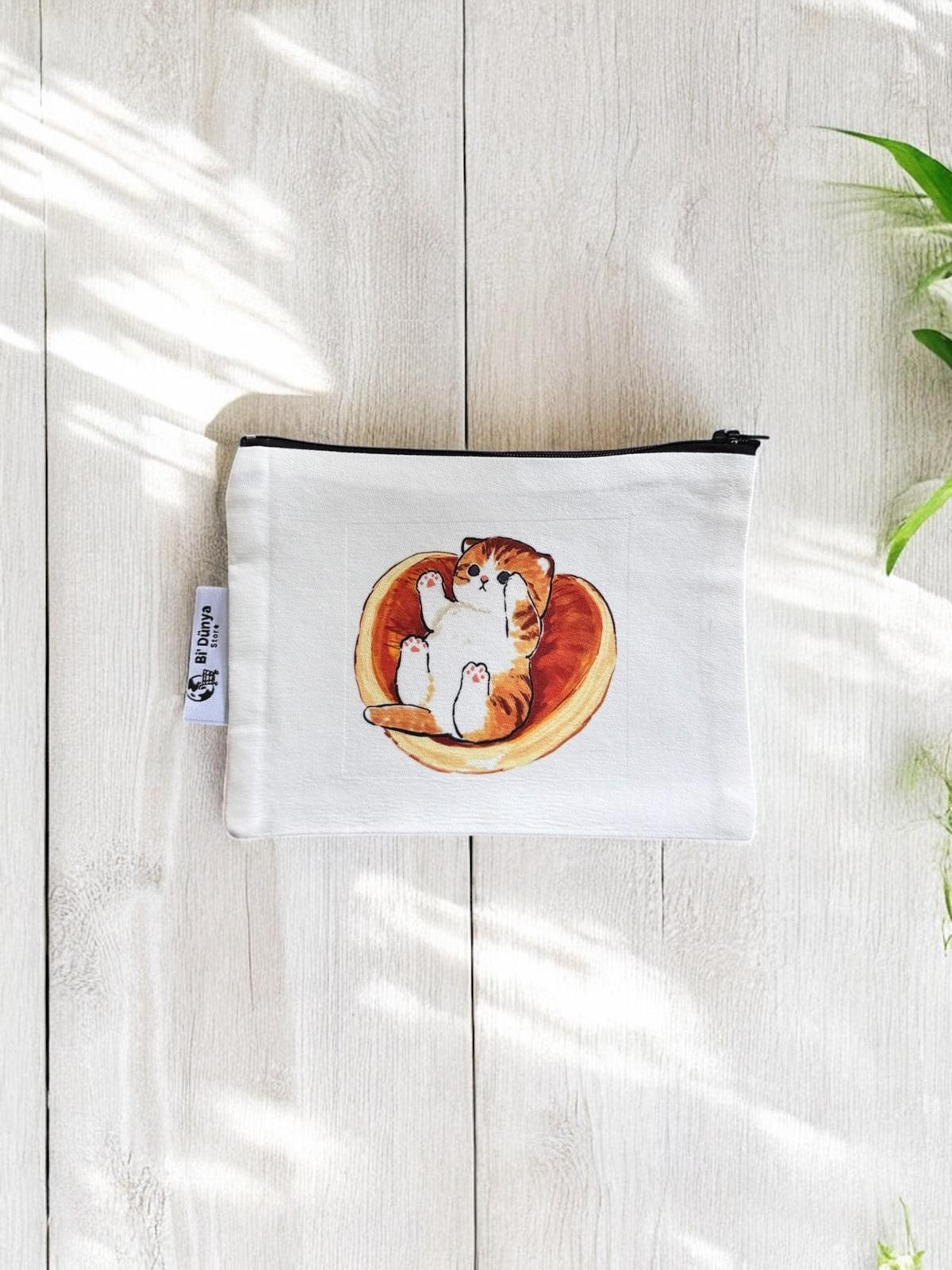 Kedi Dolgulu Çörek Kalemlik