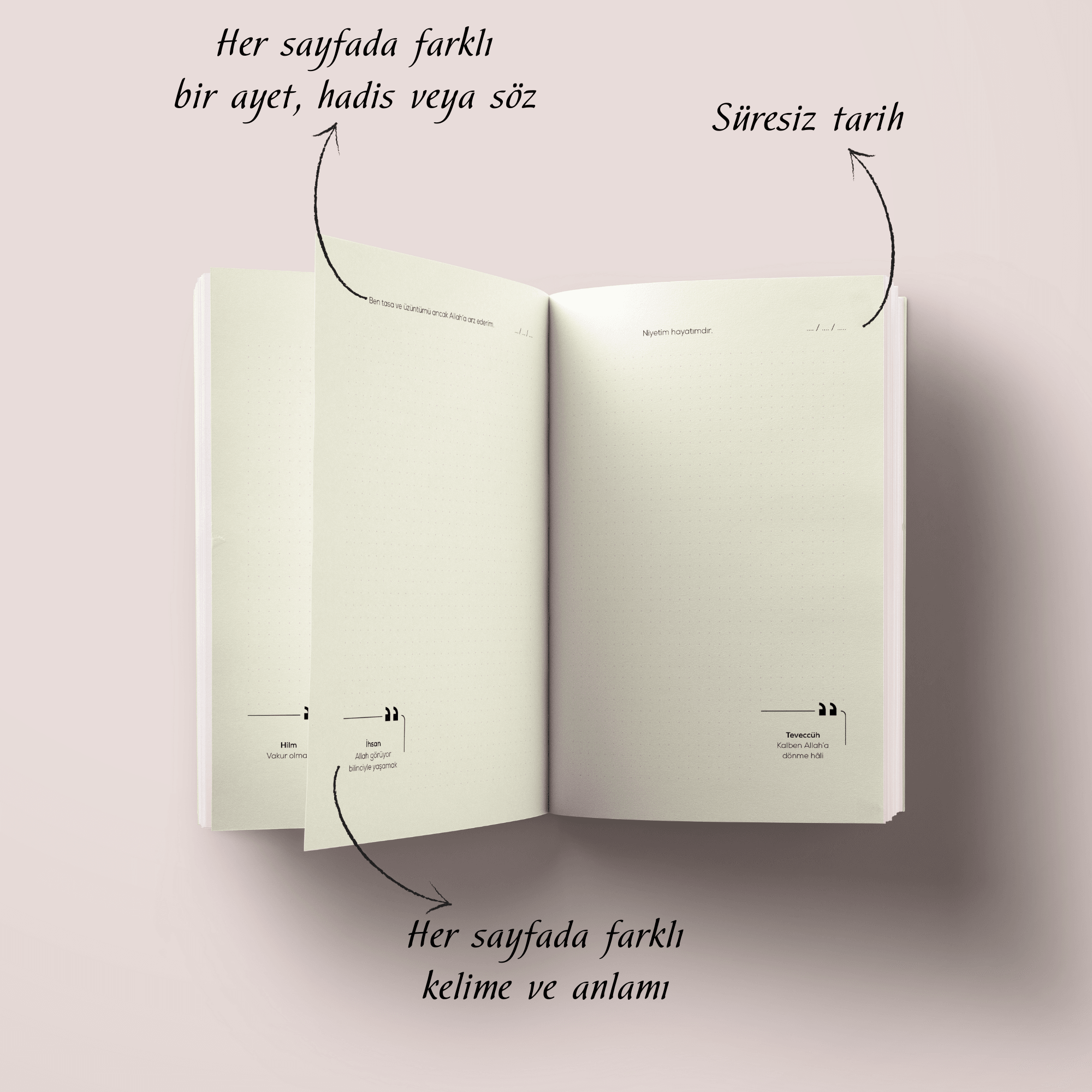 Bismillah Her Hayrın Başıdır İslami Defter (Ayet-Hadisli)