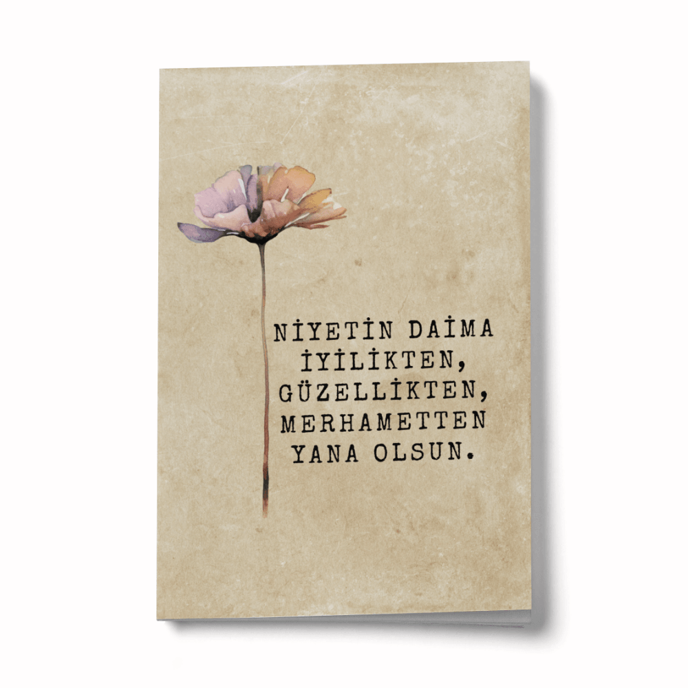 İyilik, Güzellik Merhamet Mini Defter