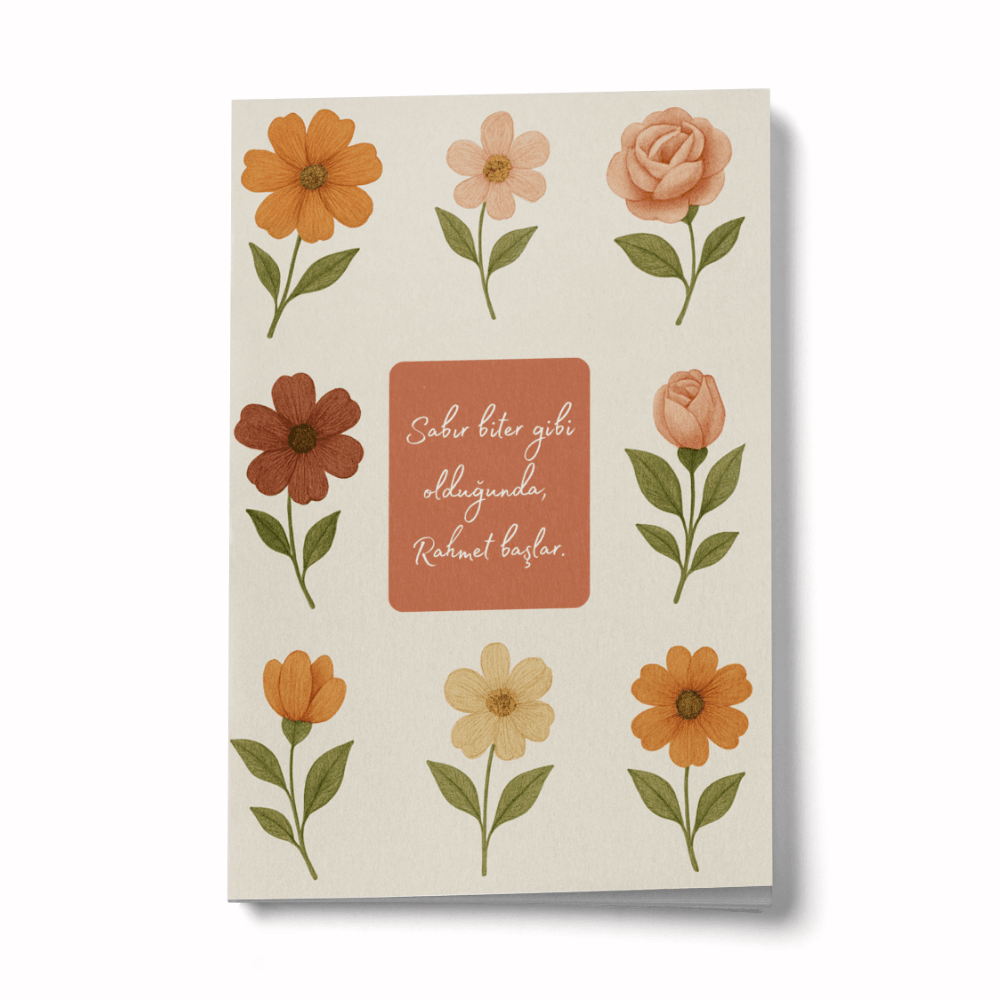 Sabır ve Rahmet Mini Defter