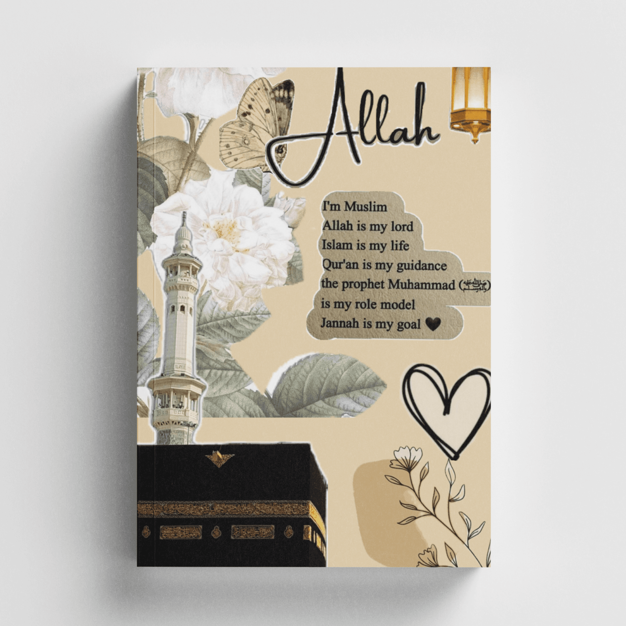 Kolaj Serisi 8 - Hedefimiz Cennet İslami Defter (Ayet-Hadisli)