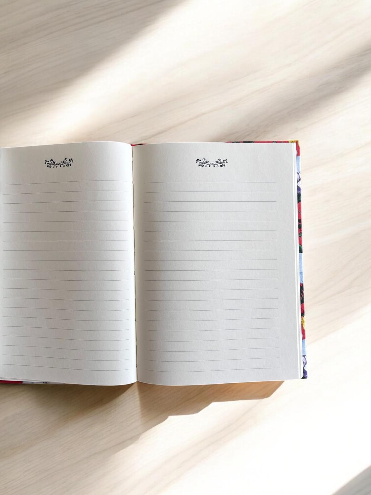 Gece Bahçesi Defter (Özel Kumaş Kapak)