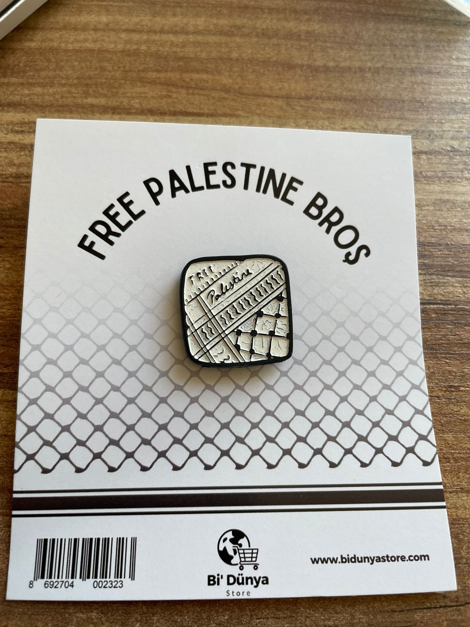 Free Palestine Broş