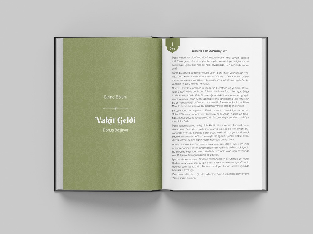 Özel Seri Namaz Ajandası 