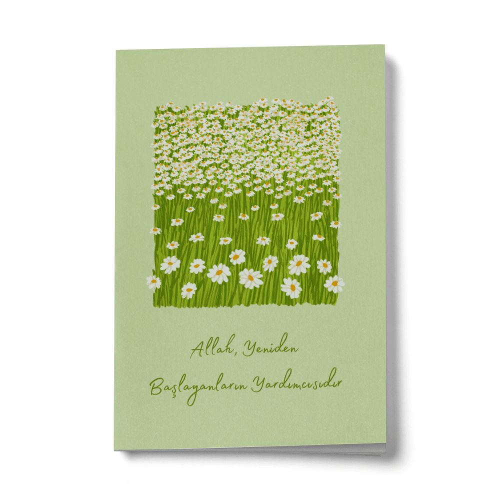 Allah Yeniden Başlayanların Yardımcısıdır Mini Defter