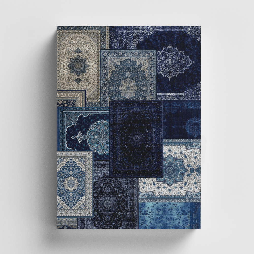 Etnik Kolaj Serisi 1 - Mavi Defter