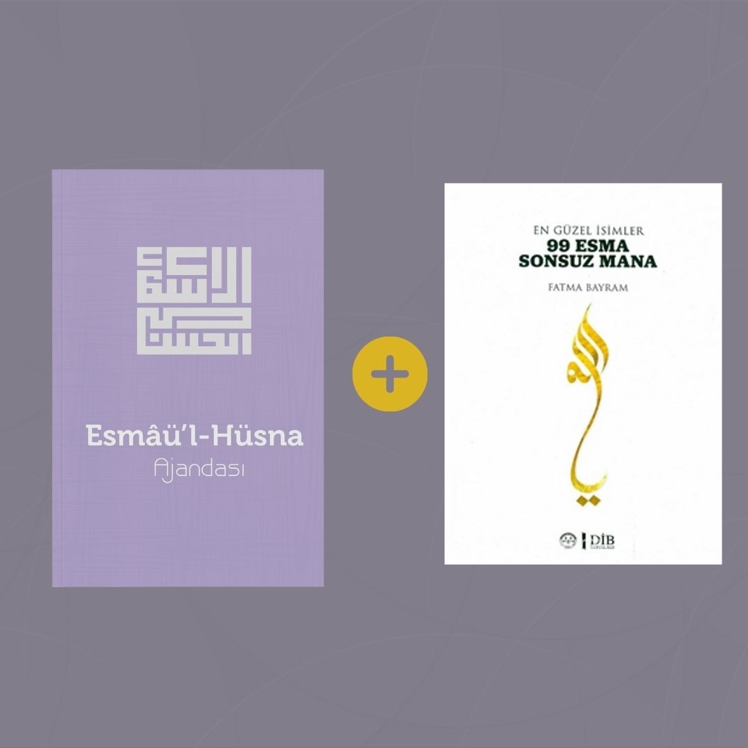 Fatma Bayram 2'li Esmaül Hüsna Seti (Mor + Kitap)