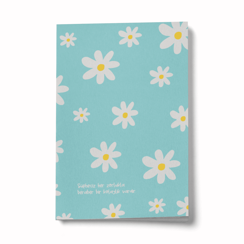 Şüphesiz Her Zorlukla Beraber Bir Kolaylık Vardır Mini Defter