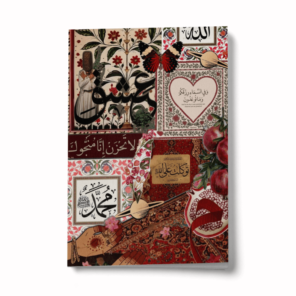 Kolaj Serisi 18 - Rızkımız Göktedir Mini Defter