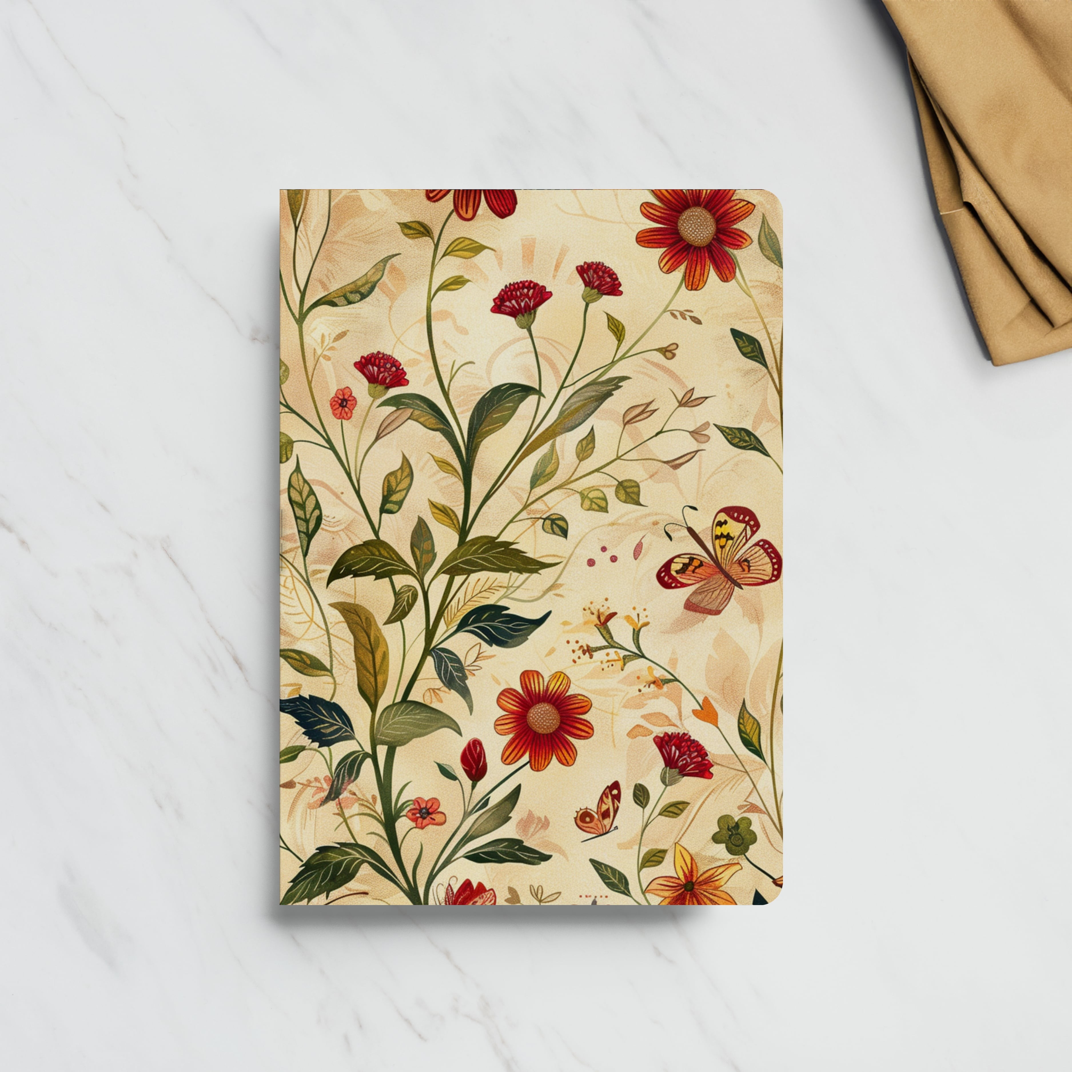 Uçuşan Fikirler Mini Defter (Kahverengi)