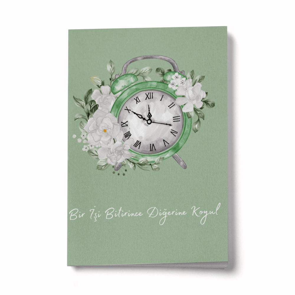 Bir İşi Bitirince Diğerine Koyul Mini Defter