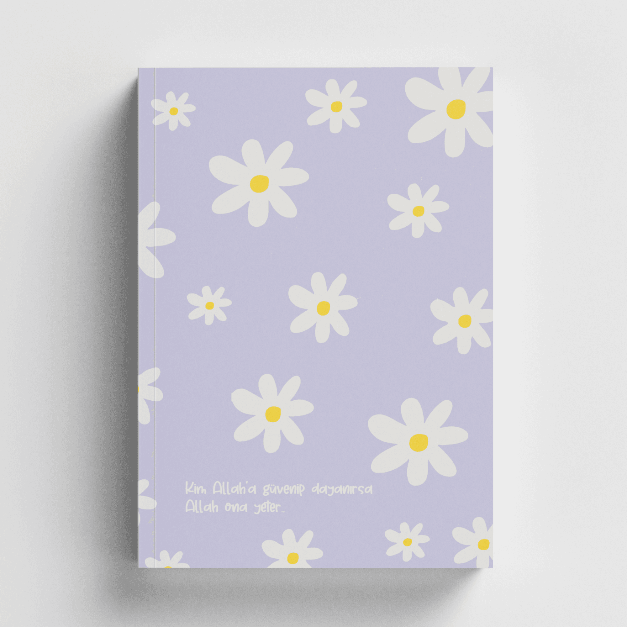 Papatya Serisi - Güvenip Dayananlara Allah Yeter İslami Defter (Ayet-Hadisli)