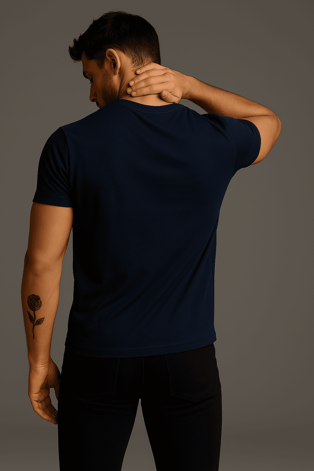 DV Basic T-Shirt - Koyu Lacivert
