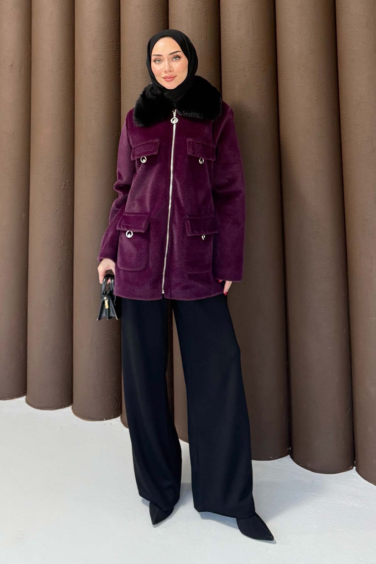 Kürklü Kısa Kaban 32-2501