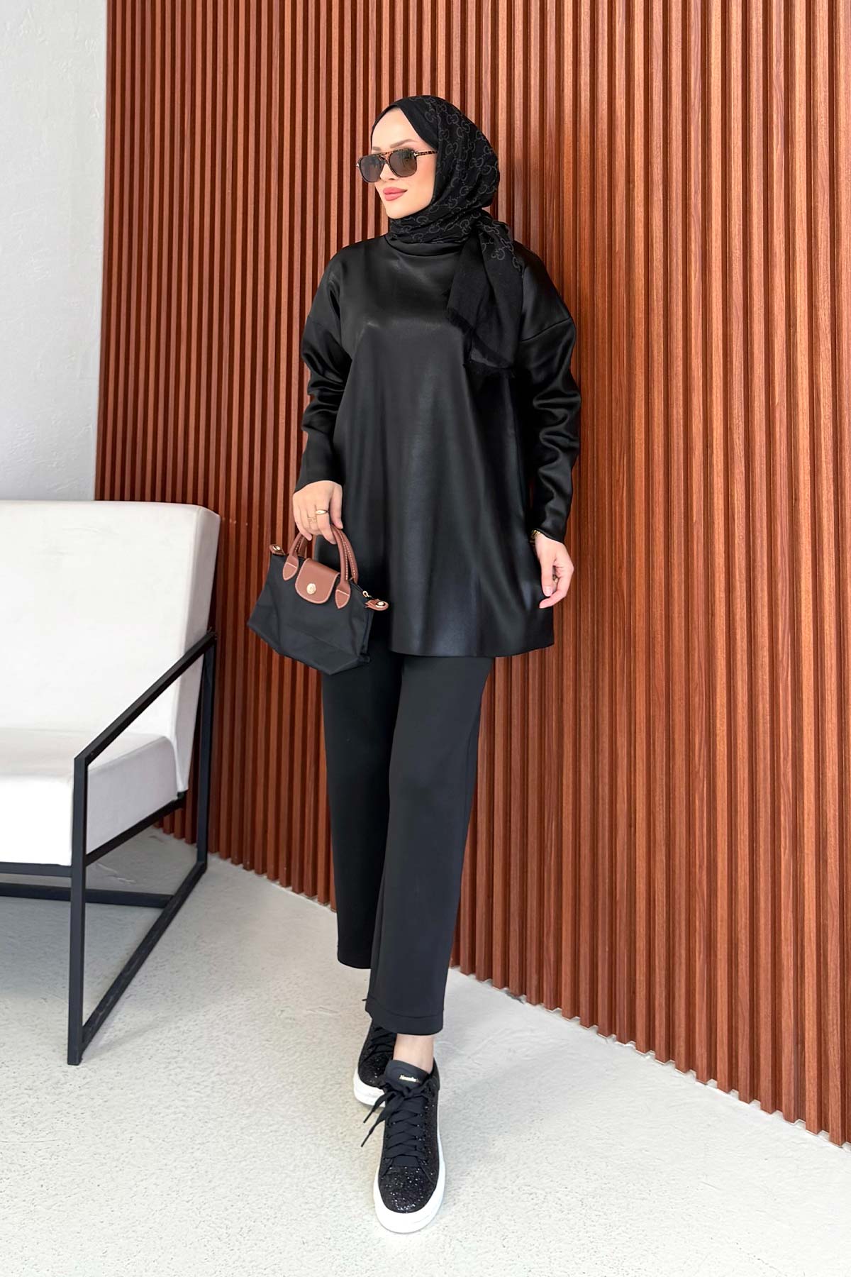 Varaklı Tunik 32-7040-3