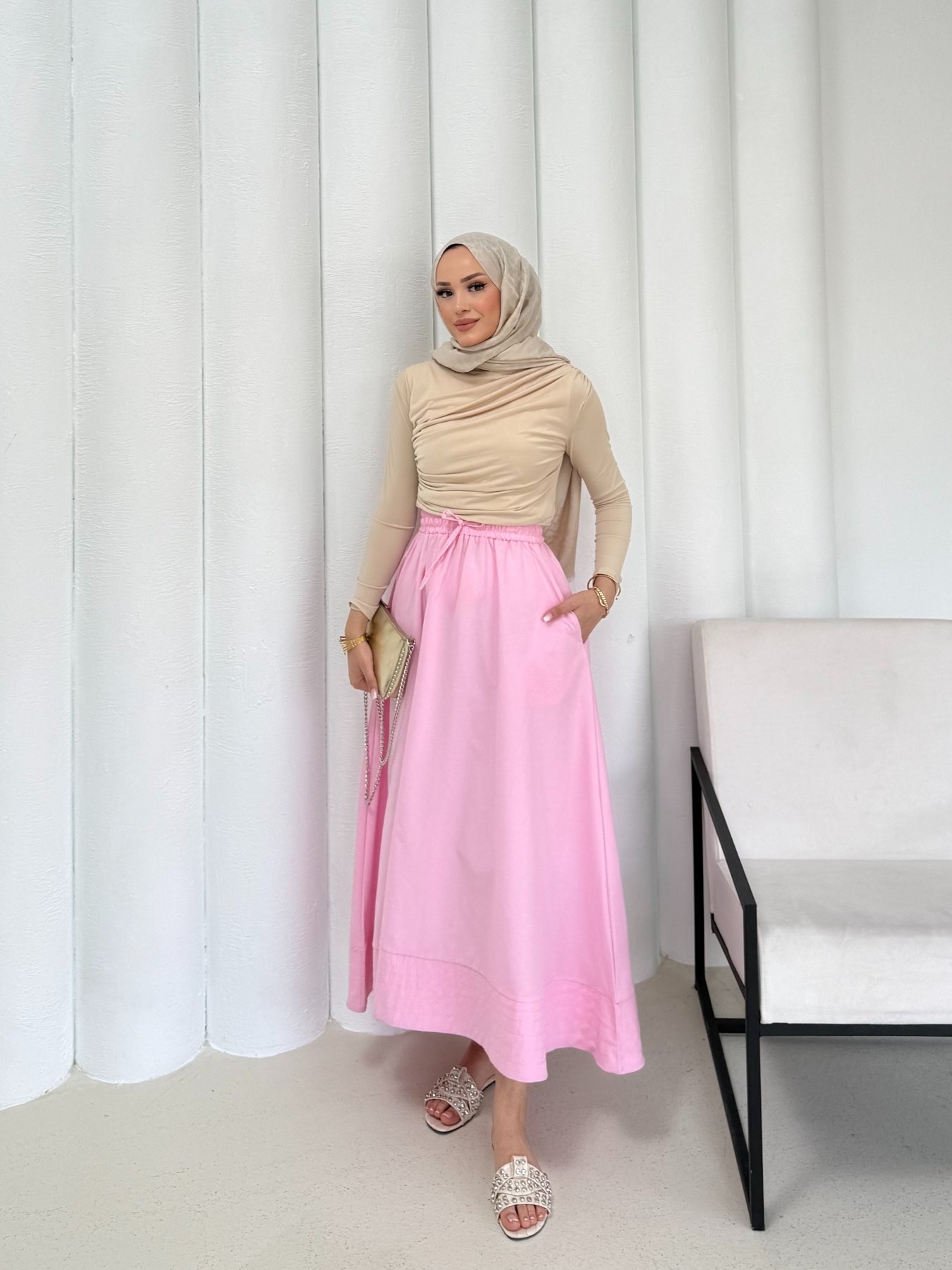 Poplin Etek 68-6166
