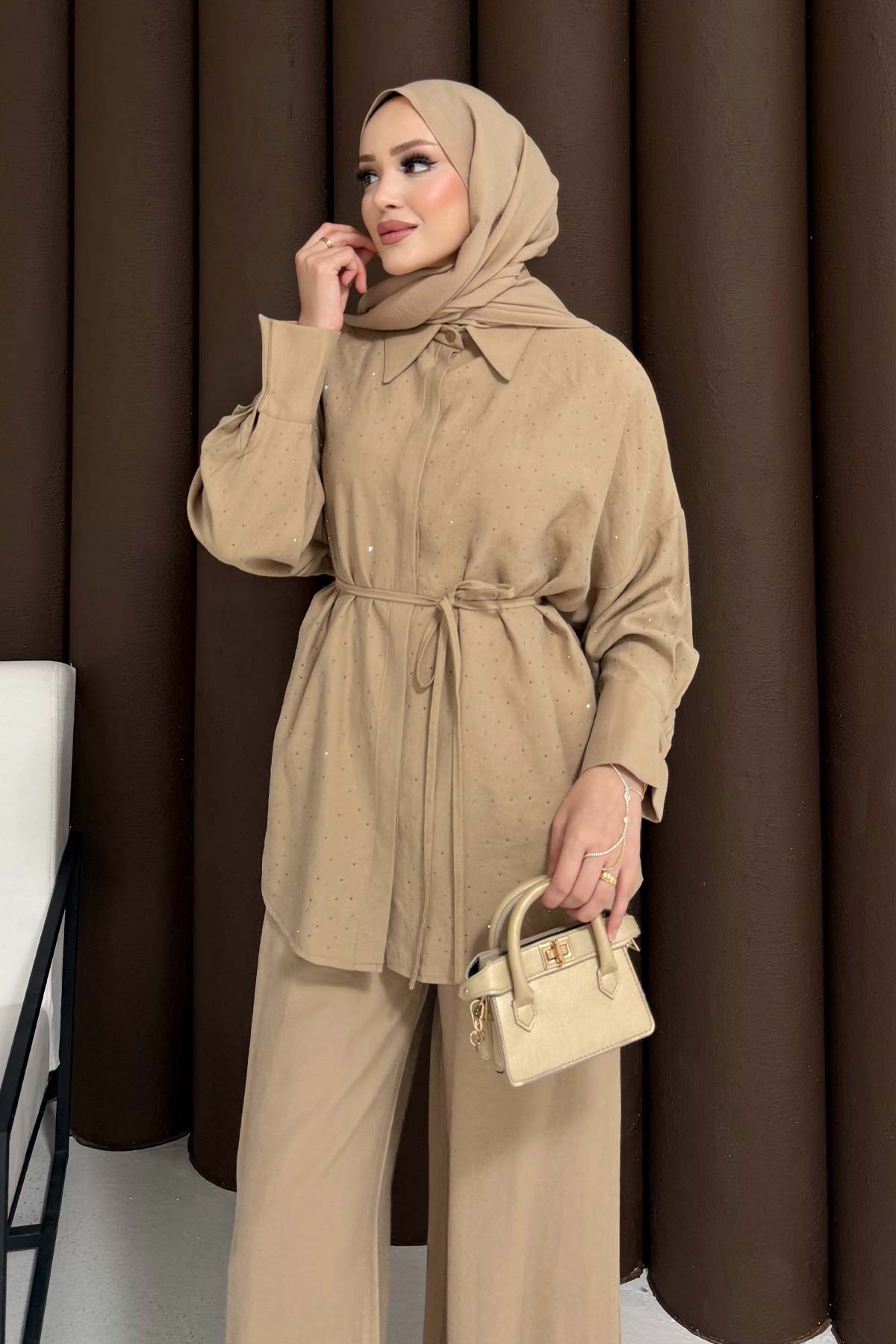 Taşlı Modal Takım 32-3712