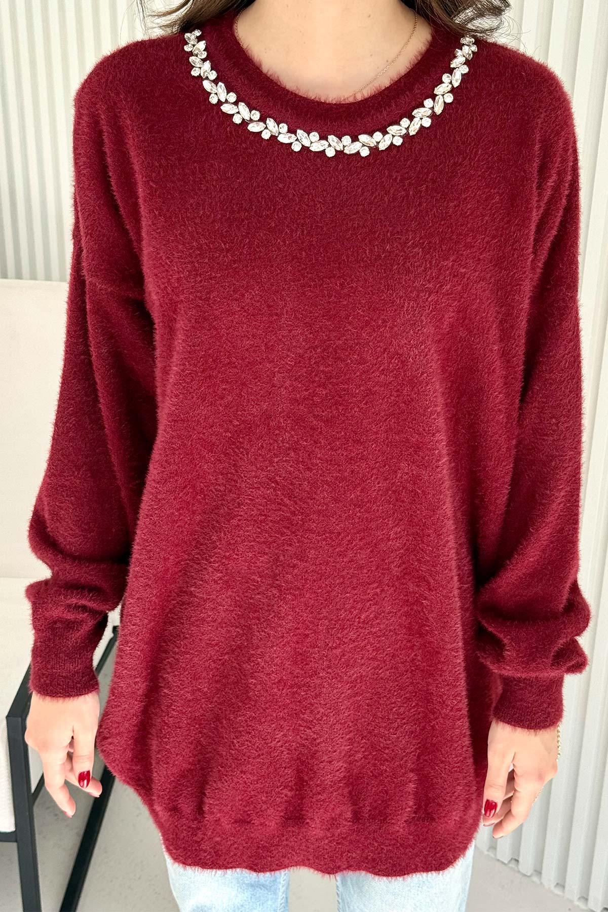 Taşlı Triko Kazak 70-2468