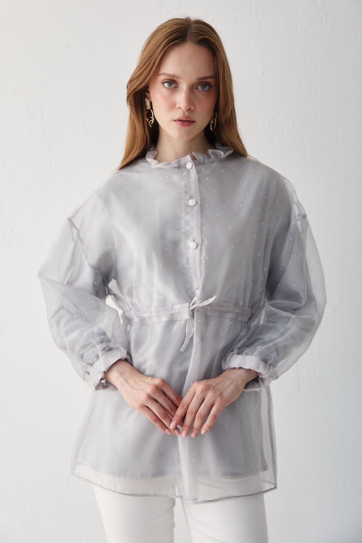 Taşlı Organze Kap 32-3508-1