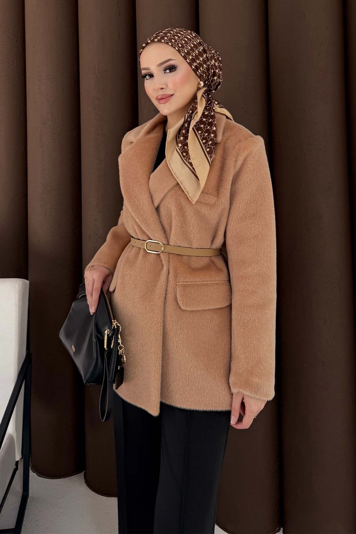 Kemerli Ceket 32-2506