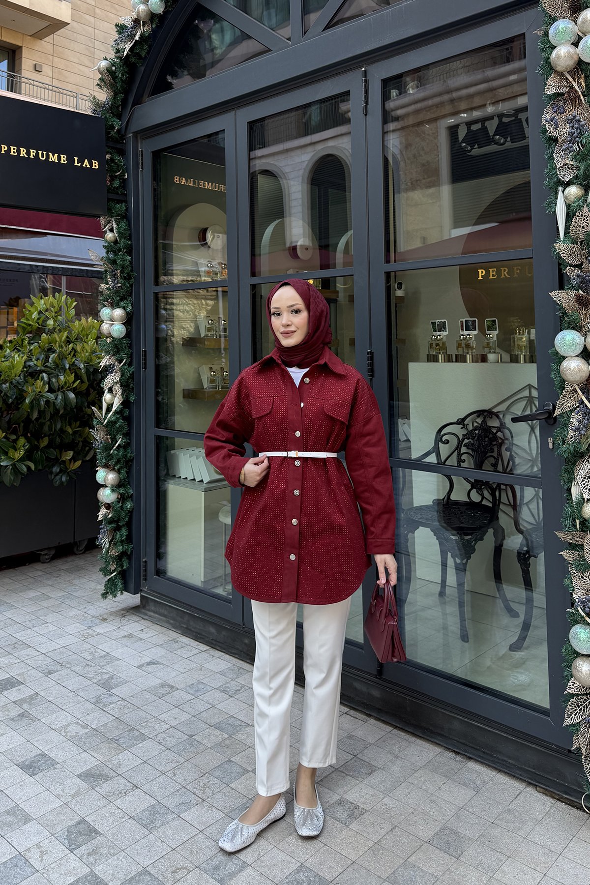 Taşlı Gabardin Ceket 32-3505