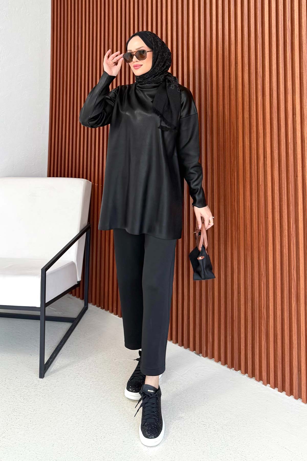 Varaklı Tunik 32-7040-3