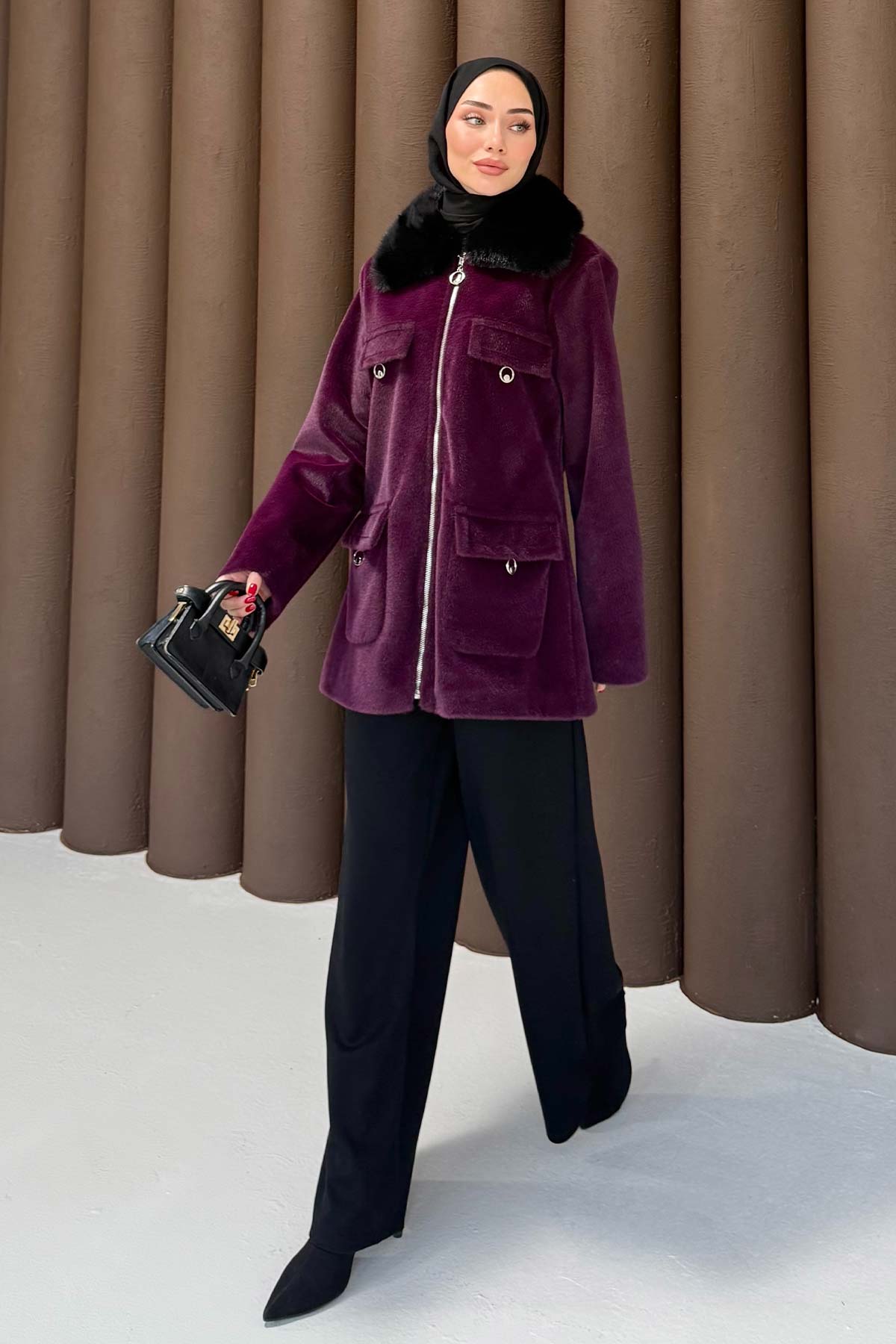 Kürklü Kısa Kaban 32-2501