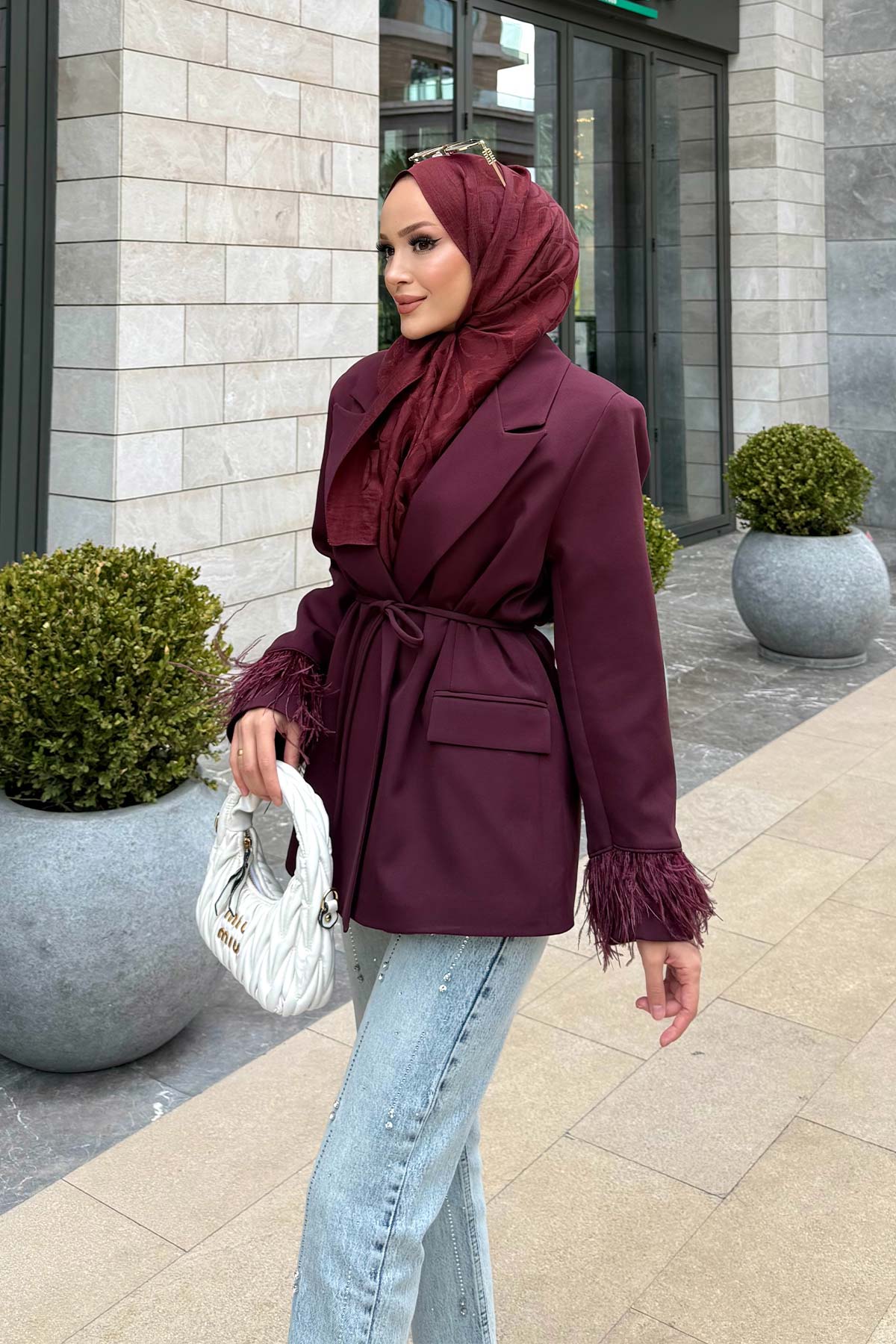 Tüylü Astarlı Ceket 32-3302