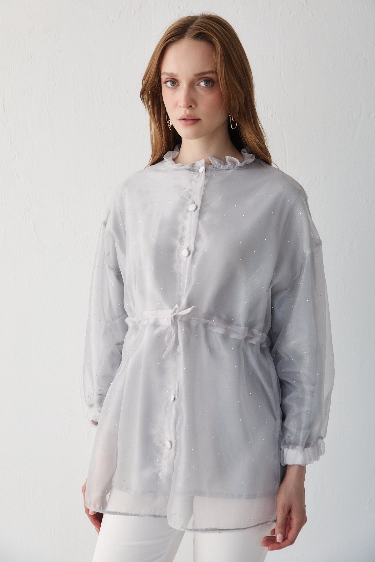 Taşlı Organze Kap 32-3508-1