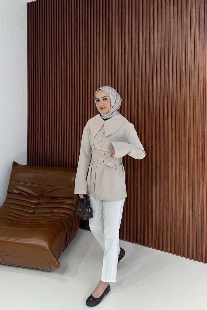 Çıtçıtlı Poplin Gömlek 3-2267