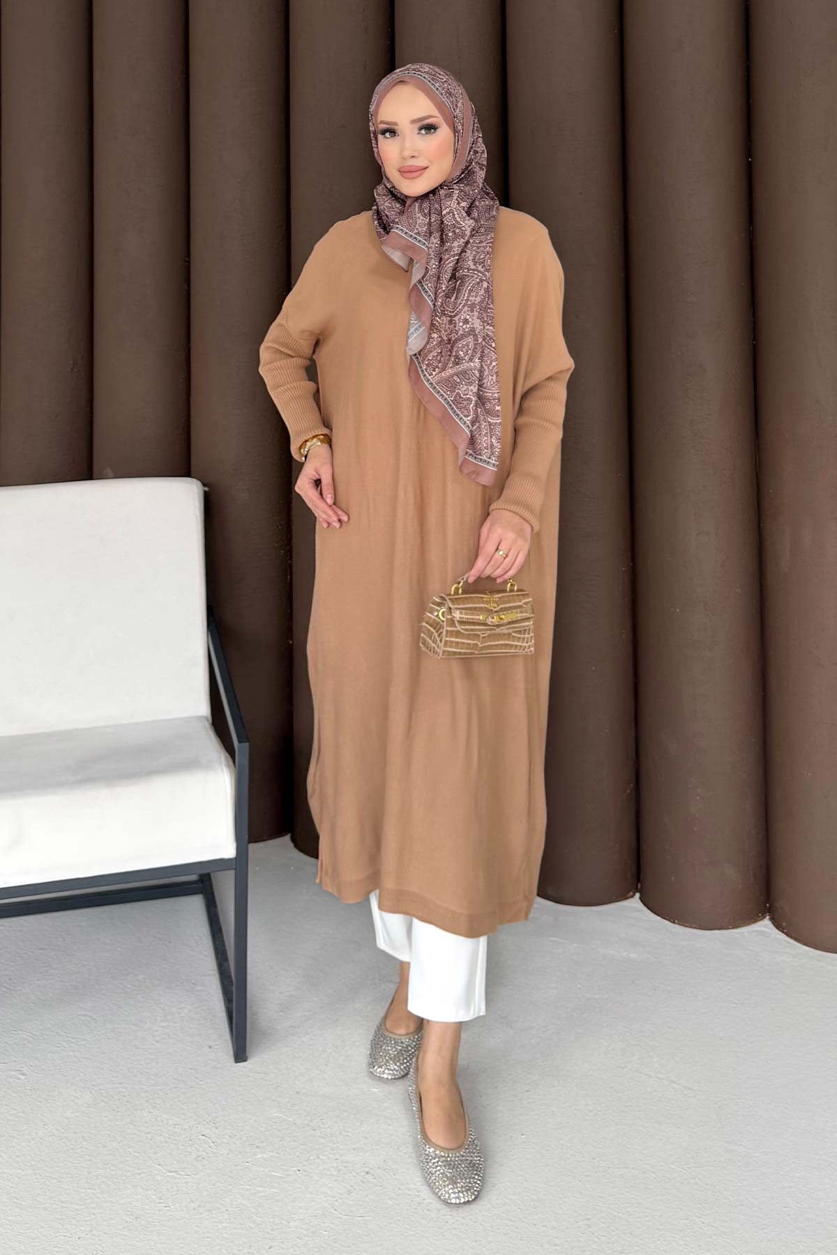 Uzun Triko Tunik 70-2096