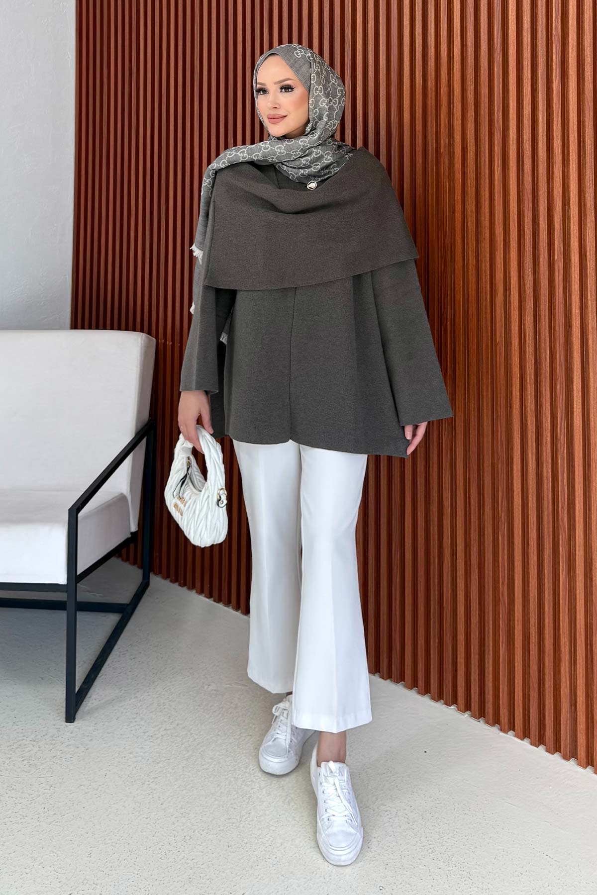 Triko Şallı Hırka 3-1519