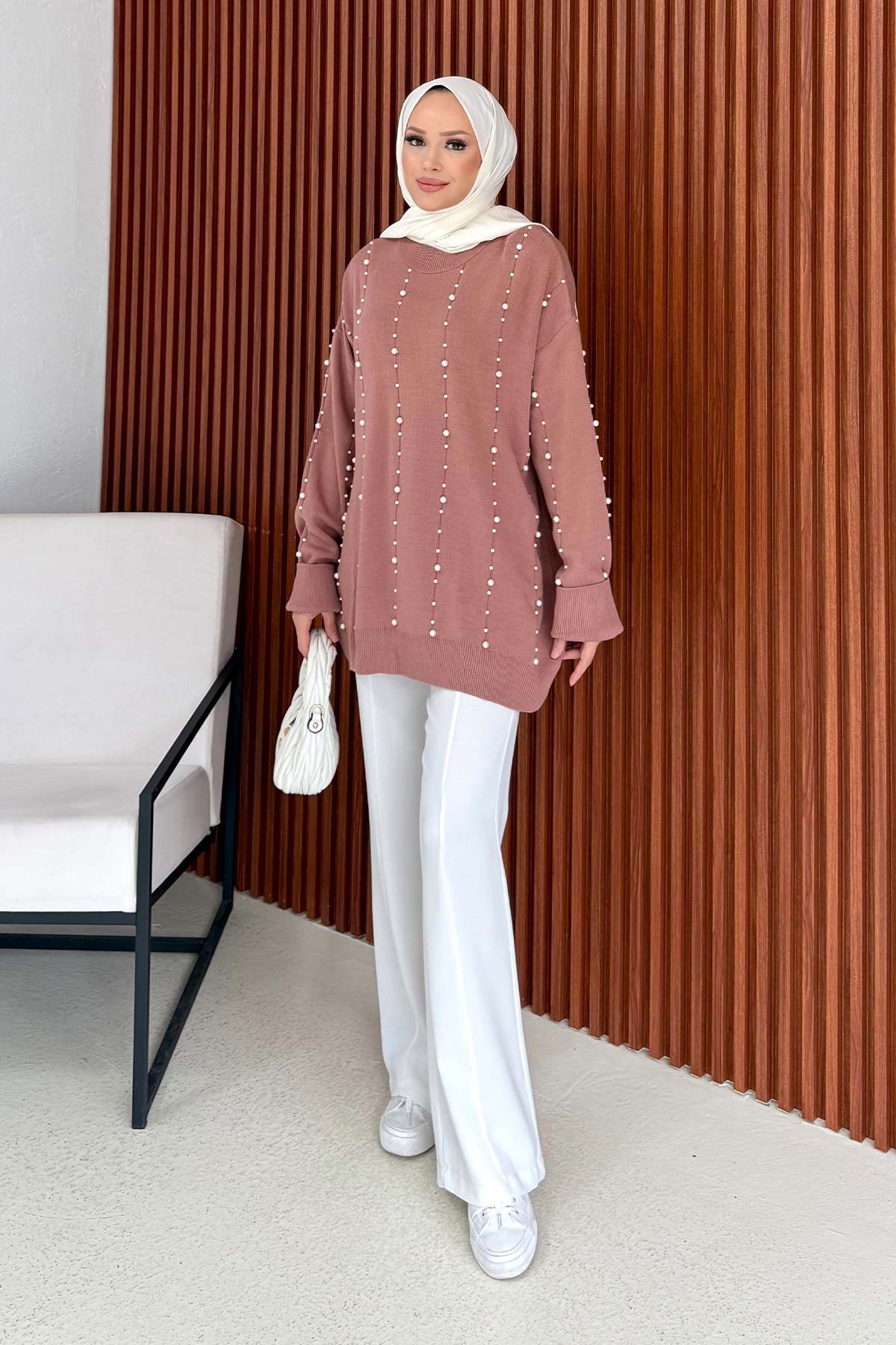 İncili Triko Kazak 32-7001-1