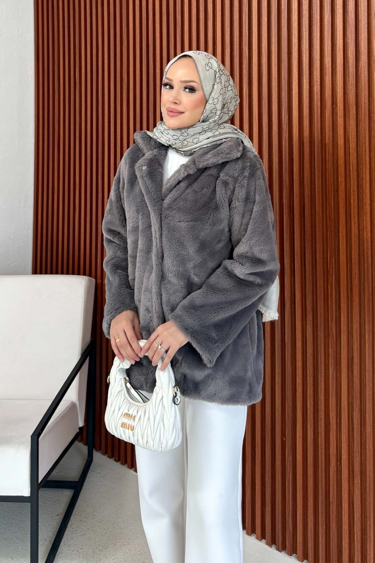 Suni Kürk Mont 32-2226-1