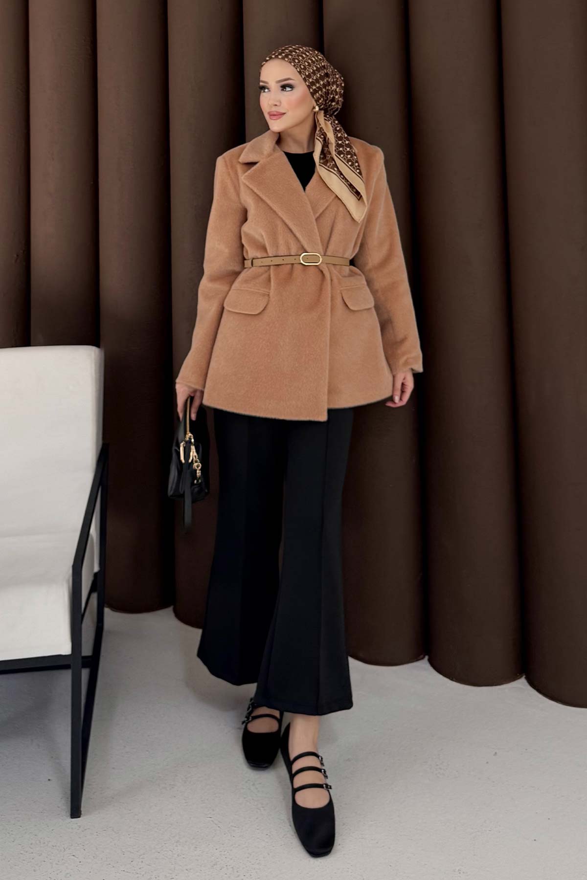 Kemerli Ceket 32-2506