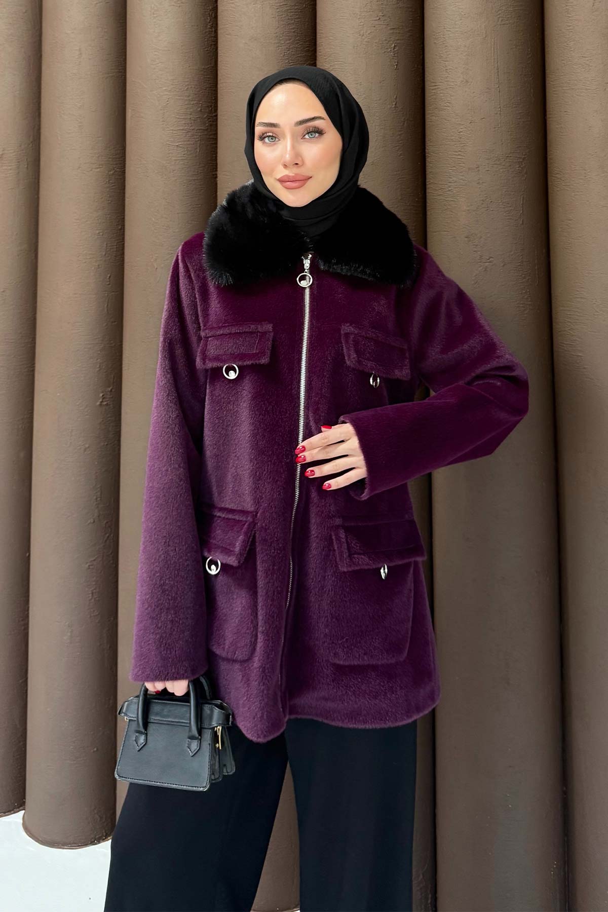 Kürklü Kısa Kaban 32-2501