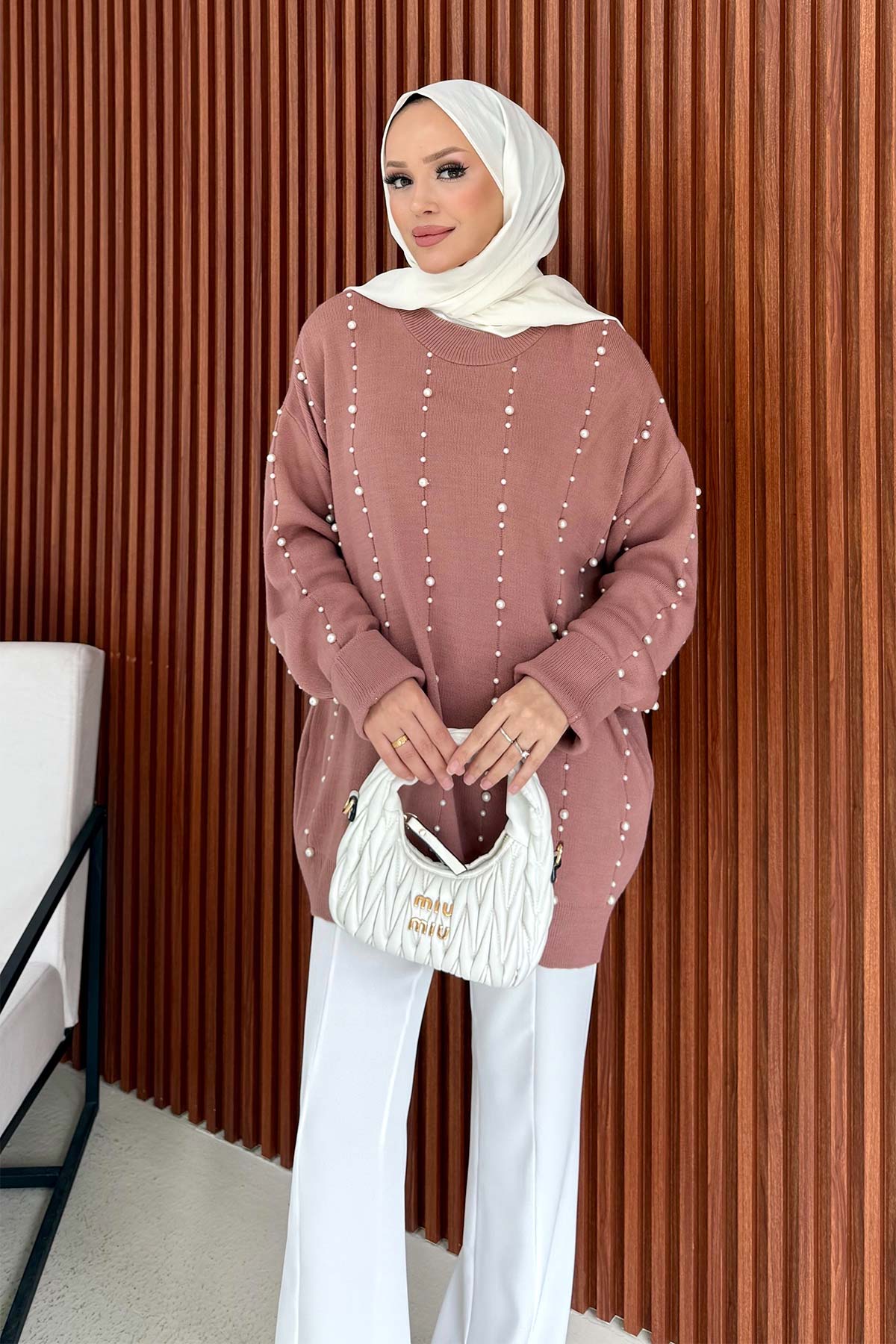 İncili Triko Kazak 32-7001-1