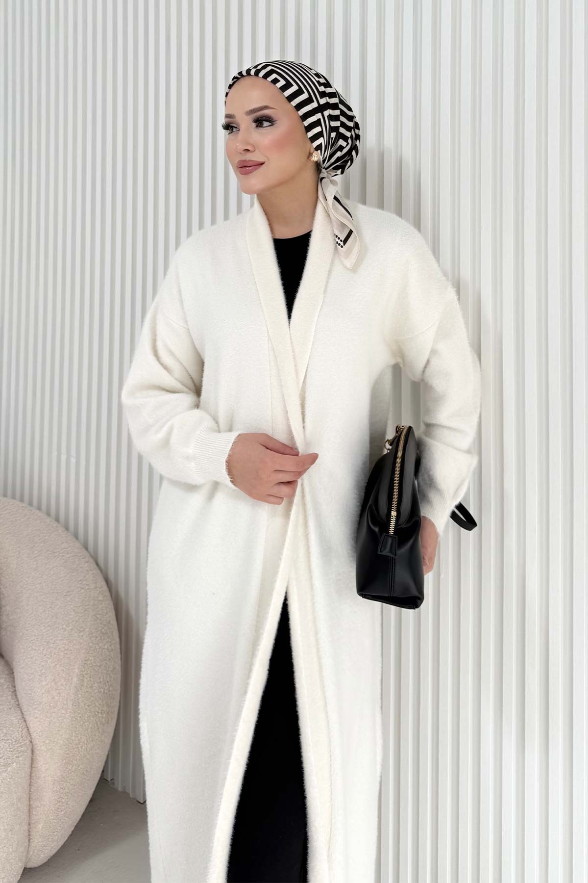 Uzun Triko Hırka 70-2543