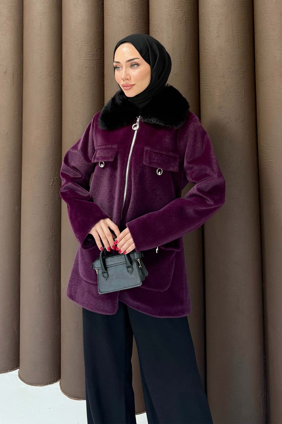 Kürklü Kısa Kaban 32-2501