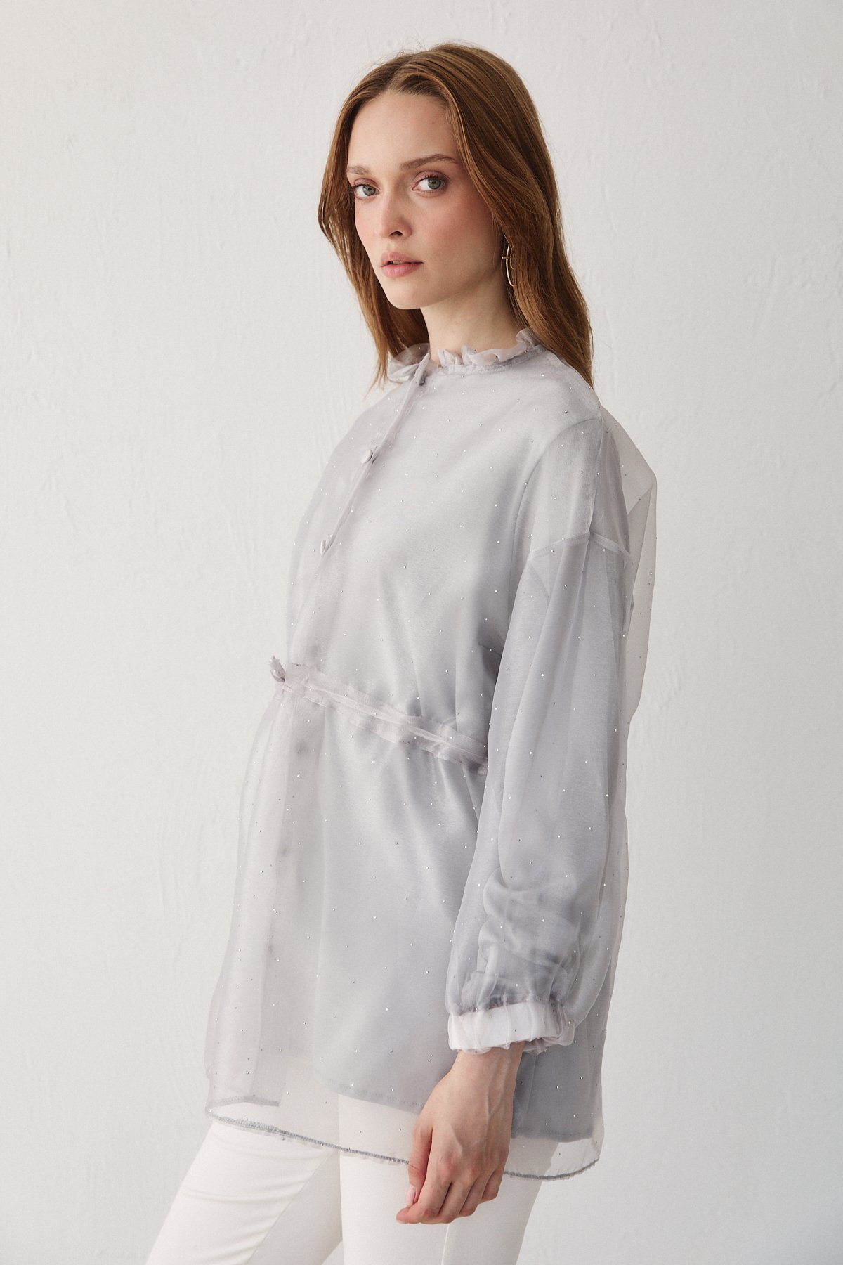 Taşlı Organze Kap 32-3508-1