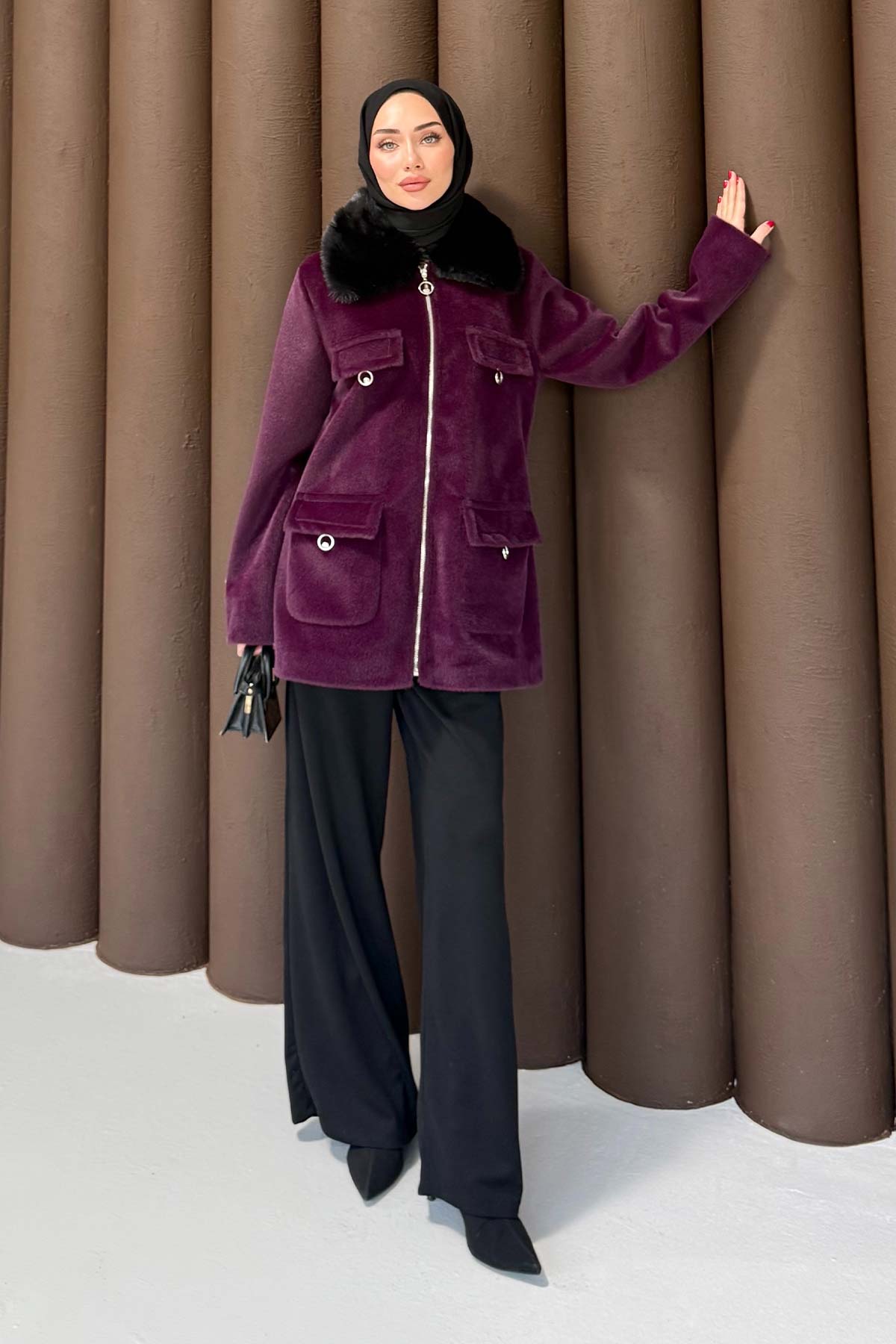 Kürklü Kısa Kaban 32-2501