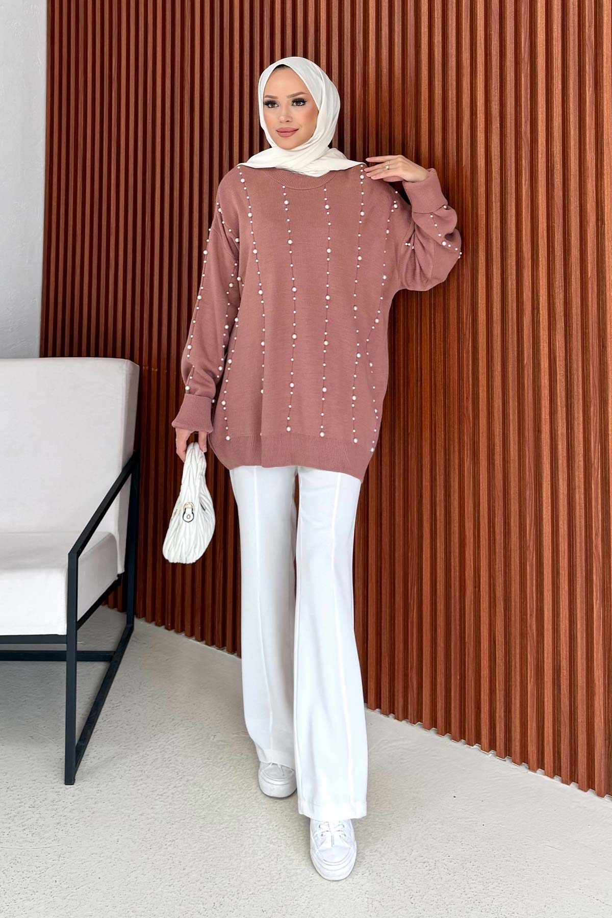 İncili Triko Kazak 32-7001-1