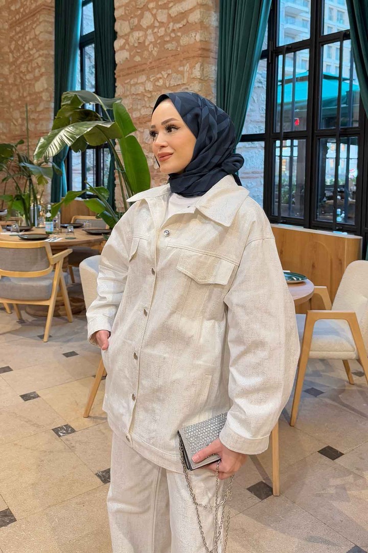 Gabardin Varaklı Ceket 32-3500